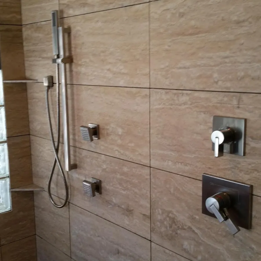 Shower fixture installation for Water Heater Replacement in Olympia